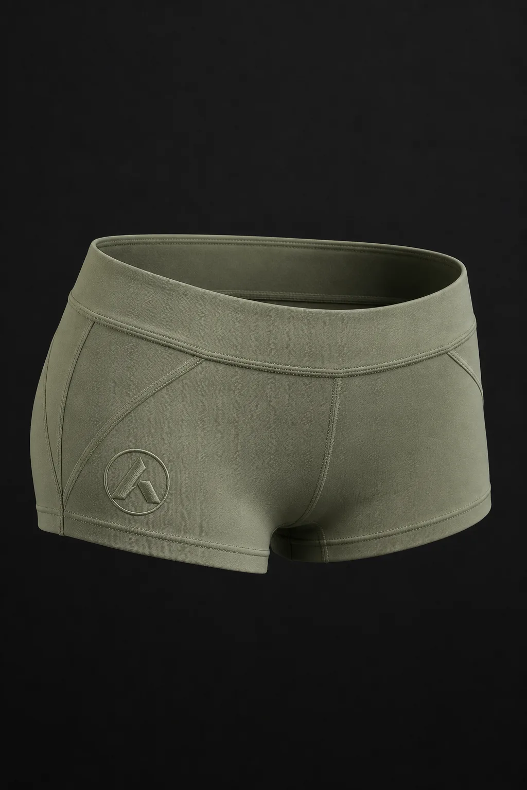 Strut, Low-rise athletic gym short, short inseam